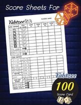 Score Sheets For Yahtzee