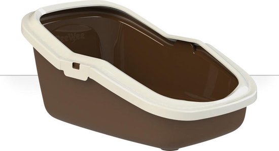 Peewee Ecominor Kattenbak Bruin/Ivoor – 56 X 39 X 27.5Cm