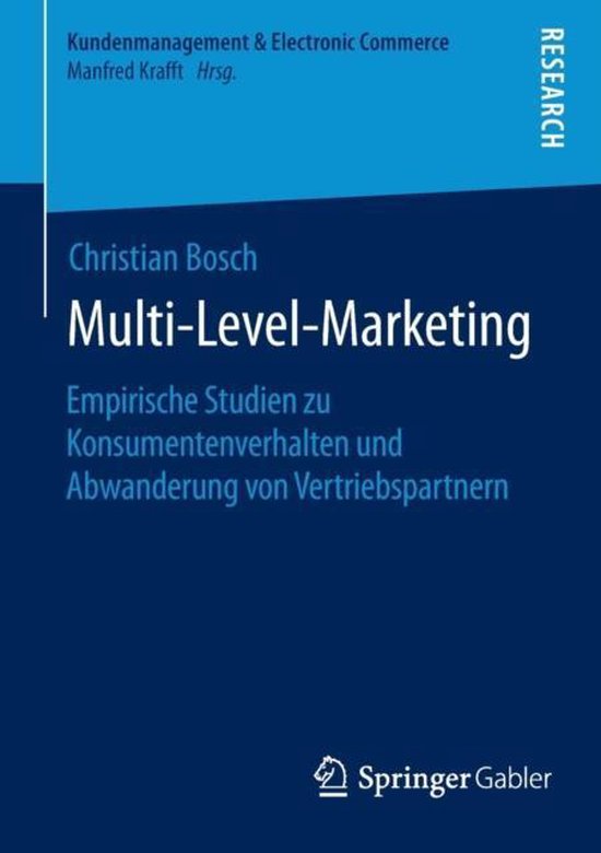 Kundenmanagement & Electronic Commerce- Multi-Level-Marketin ... - cover