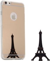 Uiterst dunne spiegel TPU beschermhoes voor geschikt voor iPhone 6 Plus & 6S Plus(Gold)