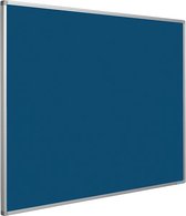 Prikbord Softline profiel 16mm bulletin Blauw - 120x180cm
