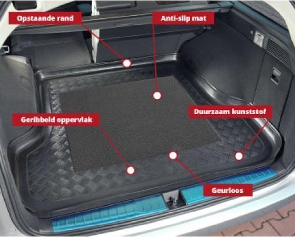 Kofferbakmat kunstof Renault Kadjar 2015
