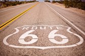 Poster U.S. Route 66 Highway - Large 50x70 cm - Historische Autoweg Amerika