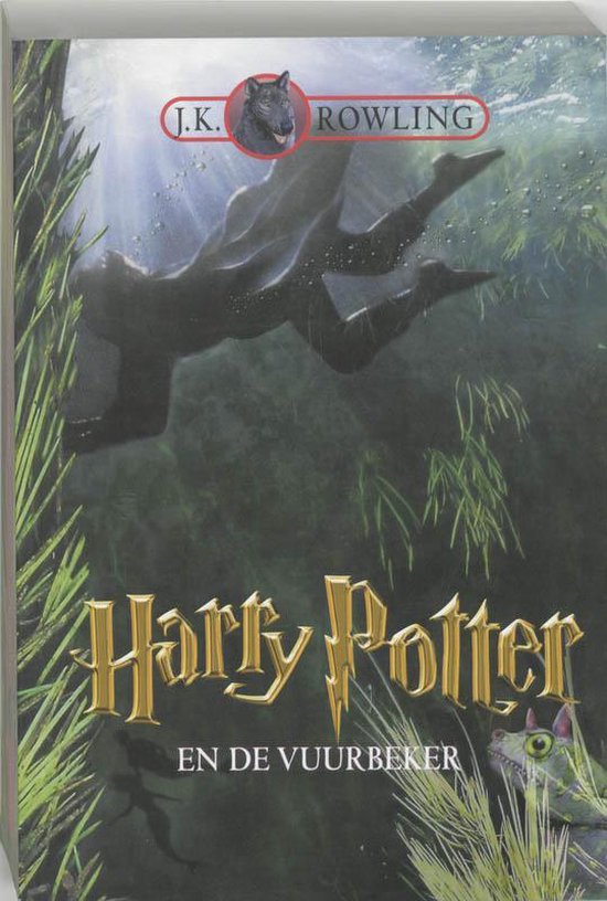 Cover van het boek 'Harry Potter en de vuurbeker' van J.K. Rowling