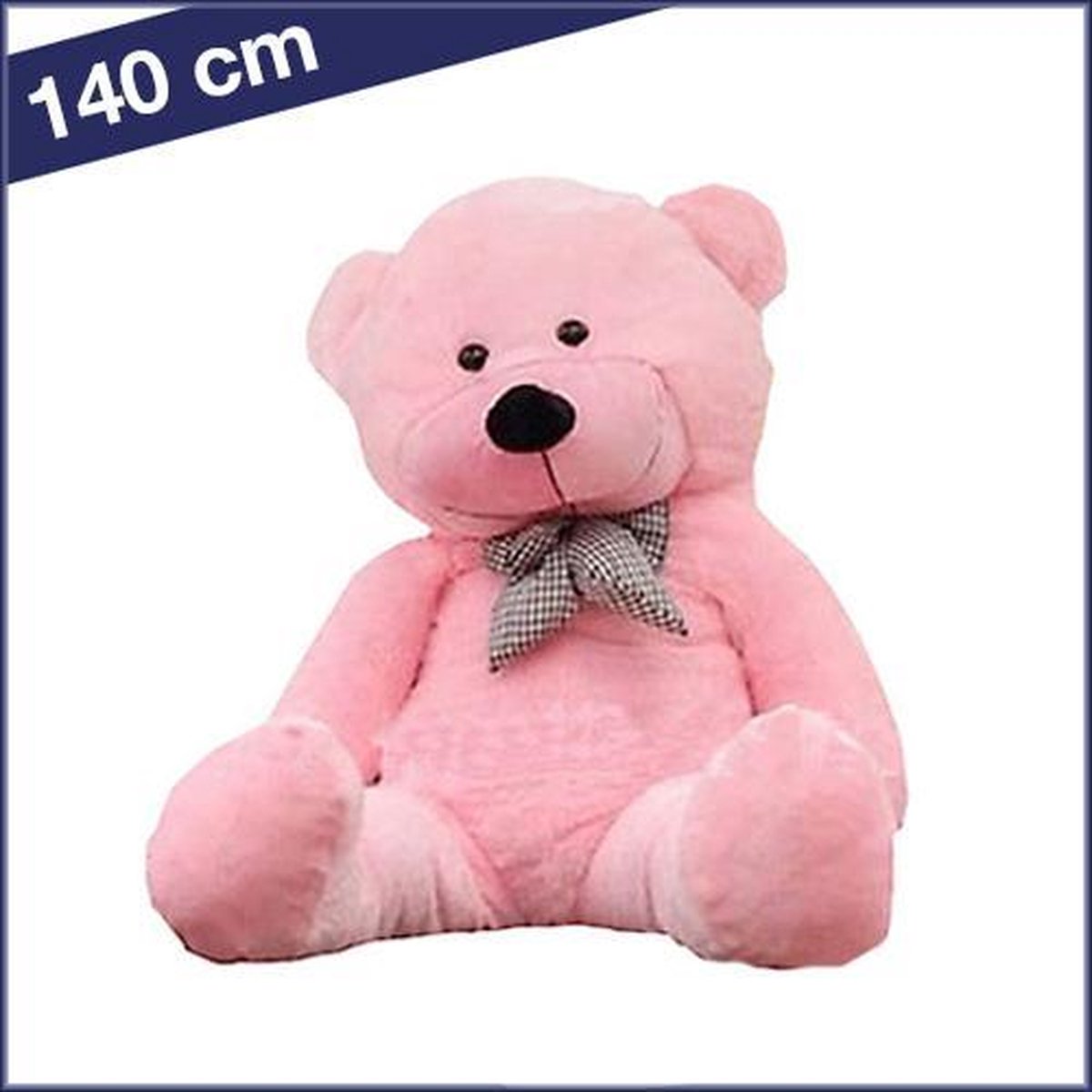 Grote roze Knuffelbeer 140 cm - Extra XXL Teddybeer - Teddybear - Hele grote...  | bol.com