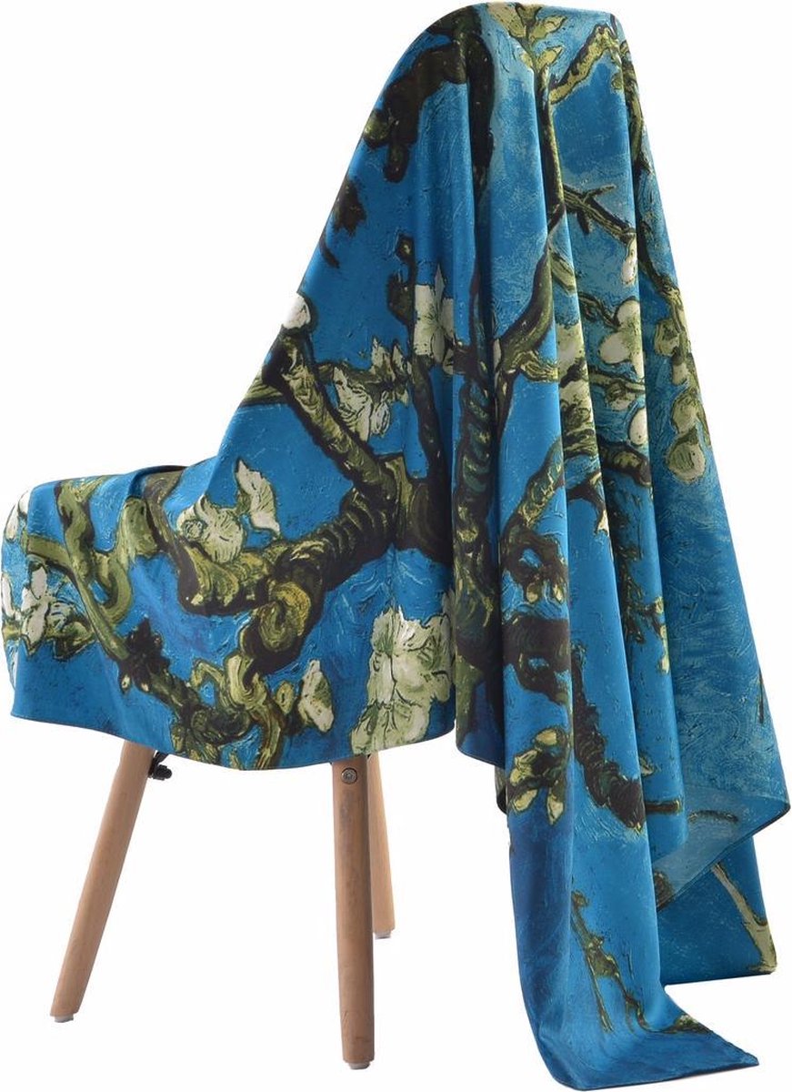 Emilie Scarves - Sjaal - Van Gogh Amandelbloesem - Blauw