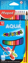 9x Maped Aquarelpotlood Color'Peps Aqua 12 potloden