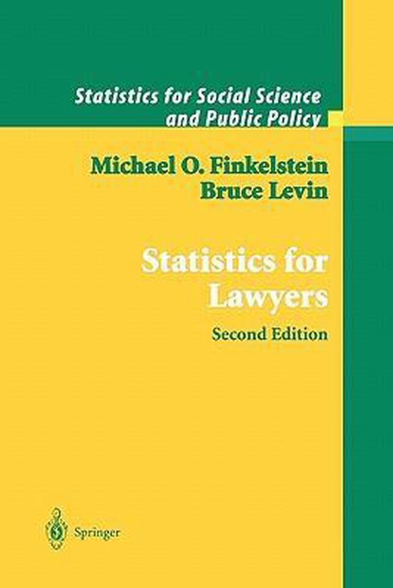 Statistics for Lawyers - cover