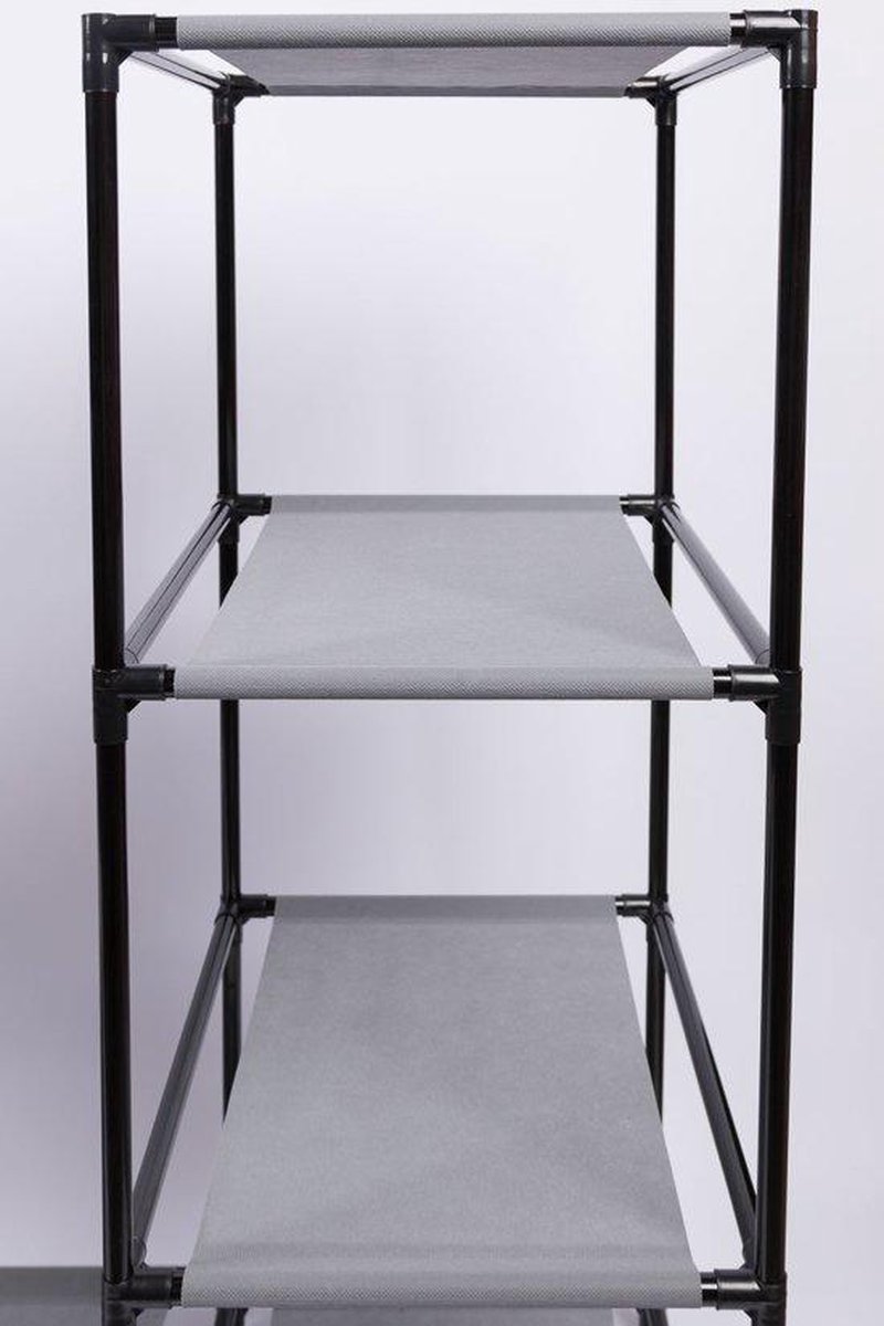 Opvouwbare kast, 108 x 45 x 107 cm, doe-het-zelf stof, kledingkast