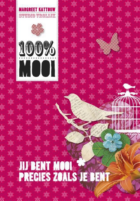 Cover van het boek '100% mooi' van Margreet Kattouw
