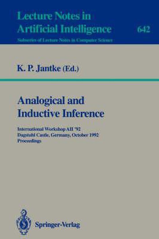 Analogical and Inductive Inference - cover