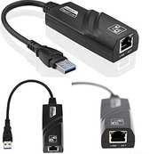 DrPhone GT4 - USB 3.0 - Ethernet-adapter – HUB - Gigabit LAN - RJ45 Netwerk Internet Snelheid 10/100/1000 Mbps voor Windows Linux OS X Chrome Mac iOS - MacBook-laptop Tabletcomputer PC - Zwar