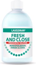 Laugeman Fresh and Close periodontal solution mondwater - 500ml - 1 stuk
