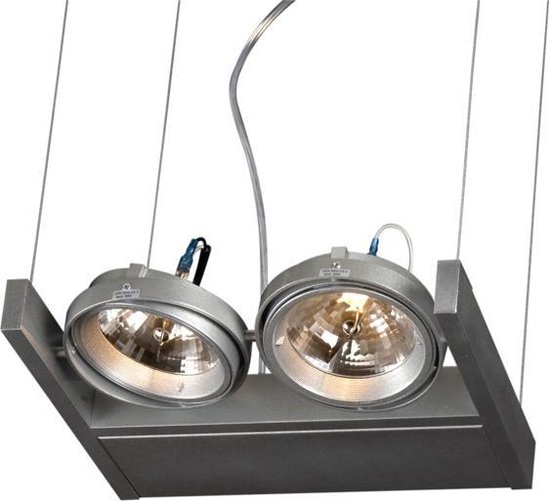 Linea Verdace - Hanglamp LED Cool Incl.2Xar111 Alu Zilver