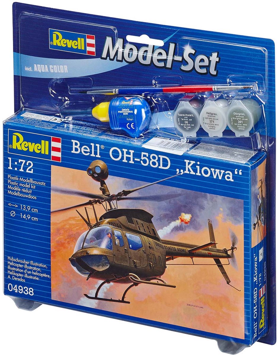 Revell 03871 - Kit Elicottero OH-58 Kiowa 1:35