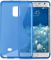 Comutter silicone hoesje Samsung Galaxy Note Edge blauw