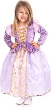 Rapunzel jurk Classic-Maat 128/134 (XL) 7-9 jaar–Prinsessenjurk meisje