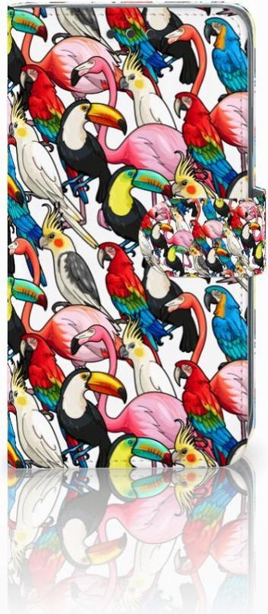 Apple iPhone Xr Telefoonhoesje met Pasjes Birds