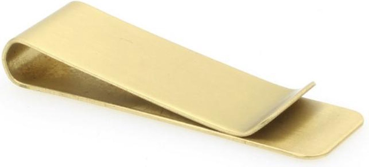 GeldClip Goudkleurig | Moneyclip | Sterk & Strak | Briefjes & Pasjes