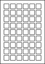 Master Laserlabels 25 x 25 mm