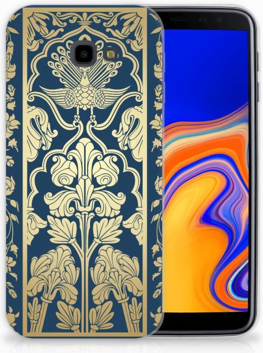 Samsung Galaxy J4 Plus (2018) TPU Case Beige Flowers