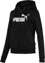 Puma Essential dames sweat vest - Zwart - Maat L
