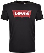 Levi's - T-shirt Logo Print Zwart - Maat XL -