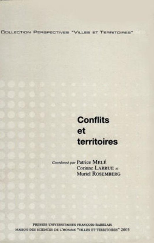 Perspectives Villes et Territoires - Conflits et territoires - cover