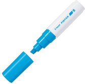 Pilot Pintor Lichtblauwe Verfstift - Brede marker met 8,0mm beitelpunt - Inkt op waterbasis - Dekt op elk oppervlak, zelfs de donkerste - Teken, kleur, versier, markeer, schrijf, kalligrafeer…