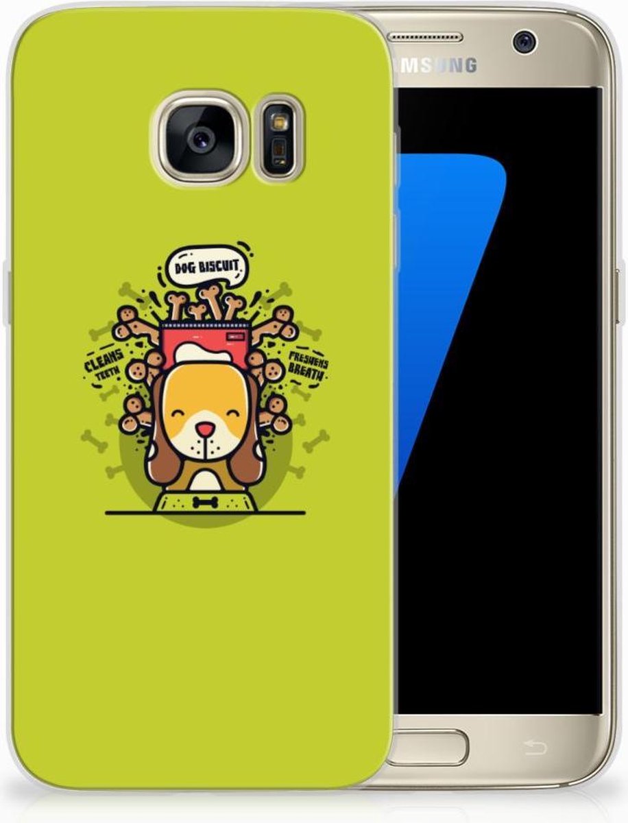Samsung Galaxy S7 Telefoonhoesje met Naam Doggy Biscuit