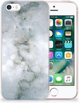 iPhone SE | 5S Uniek TPU Hoesje Painting Grey