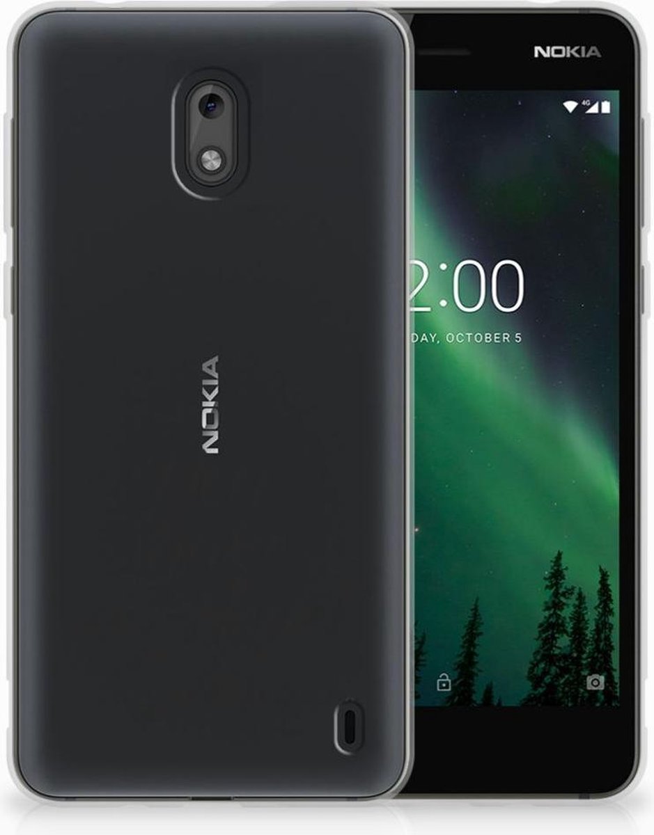 Nokia 2 Siliconen hoesje met naam Heart Smile