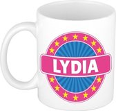 Lydia naam koffie mok / beker 300 ml  - namen mokken