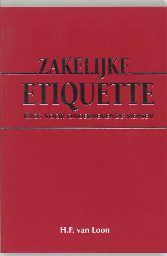 Cover van het boek 'Zakelijke etiquette'