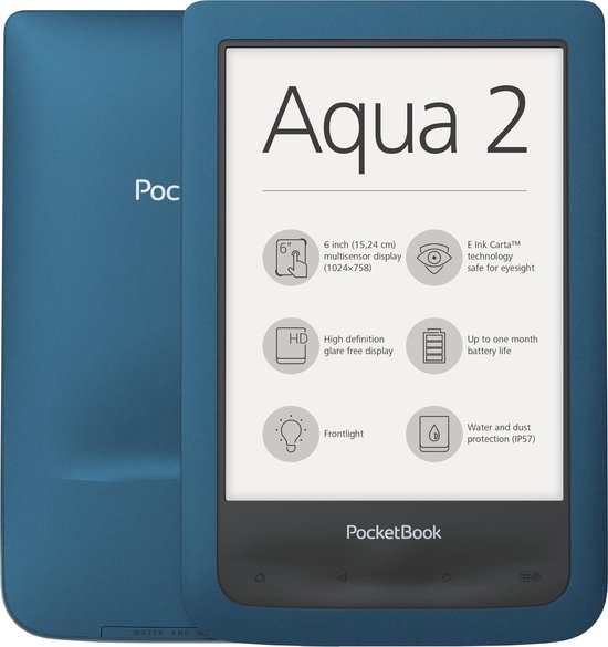 Peer bijtend Melodieus Pocketbook AQUA 2 e-book reader Touchscreen 8 GB Wi-Fi Turkoois | bol.com