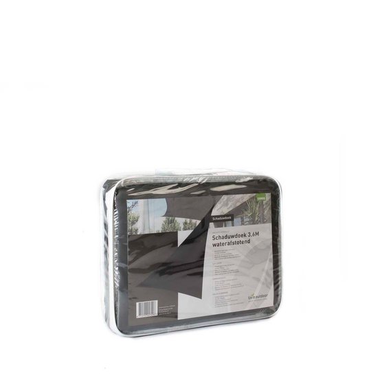 Livn Schaduwdoek - Polyester - Driehoek - 3,6 m - Antraciet van Livn — afbeelding 5