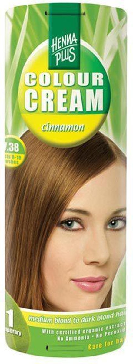 Hennaplus Colour Cream 7.38 Cinnamon 60ML