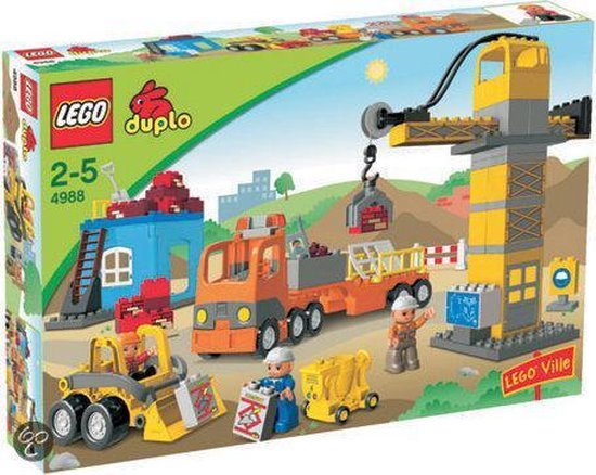 erts Menagerry maximaal LEGO Duplo Ville Grote bouwplaats - 4988 | bol.com