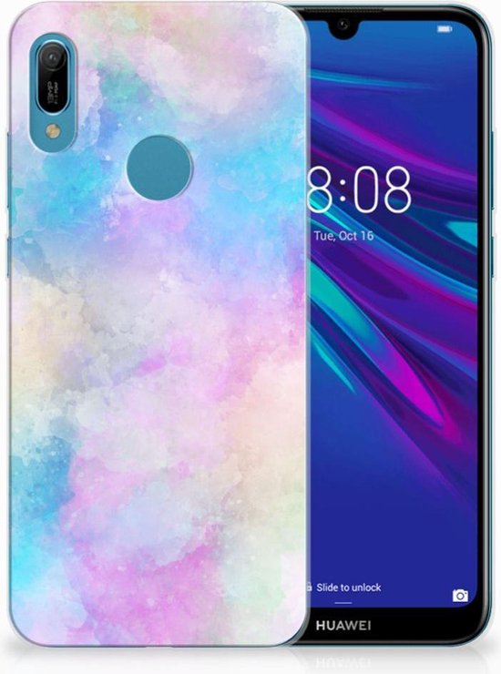 Housse TPU Silicone Etui pour Huawei Y6 2019 | Y6 Pro 2019 Coque Téléphone  Aquarelle... | bol.com