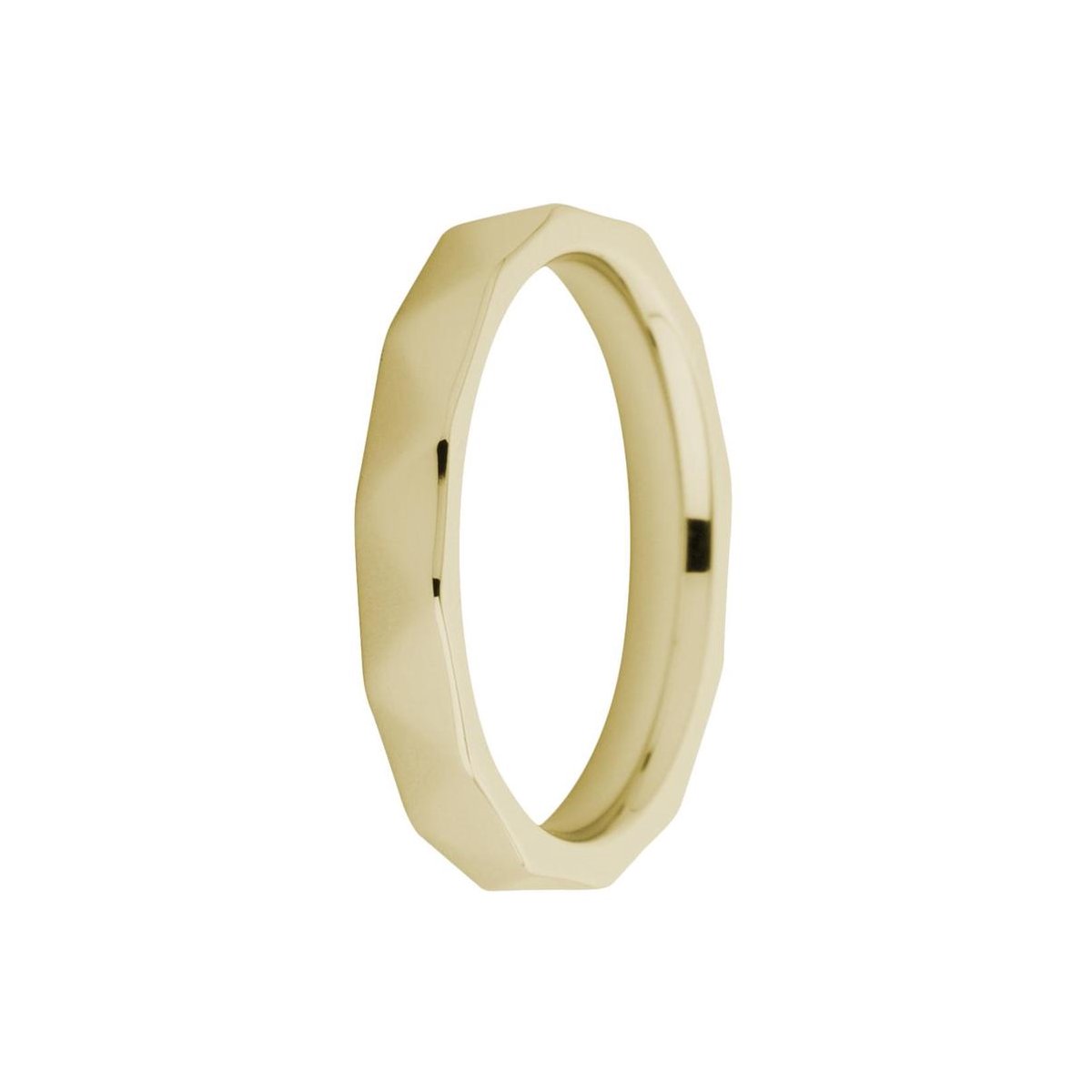Melano friends sarah facet ring - goudkleurig - dames - maat 56