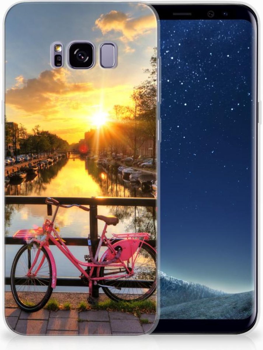 Samsung Galaxy S8 Plus Siliconen Back Cover Amsterdamse Grachten
