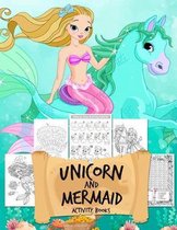 Unicorn and Mermaid Activity Books