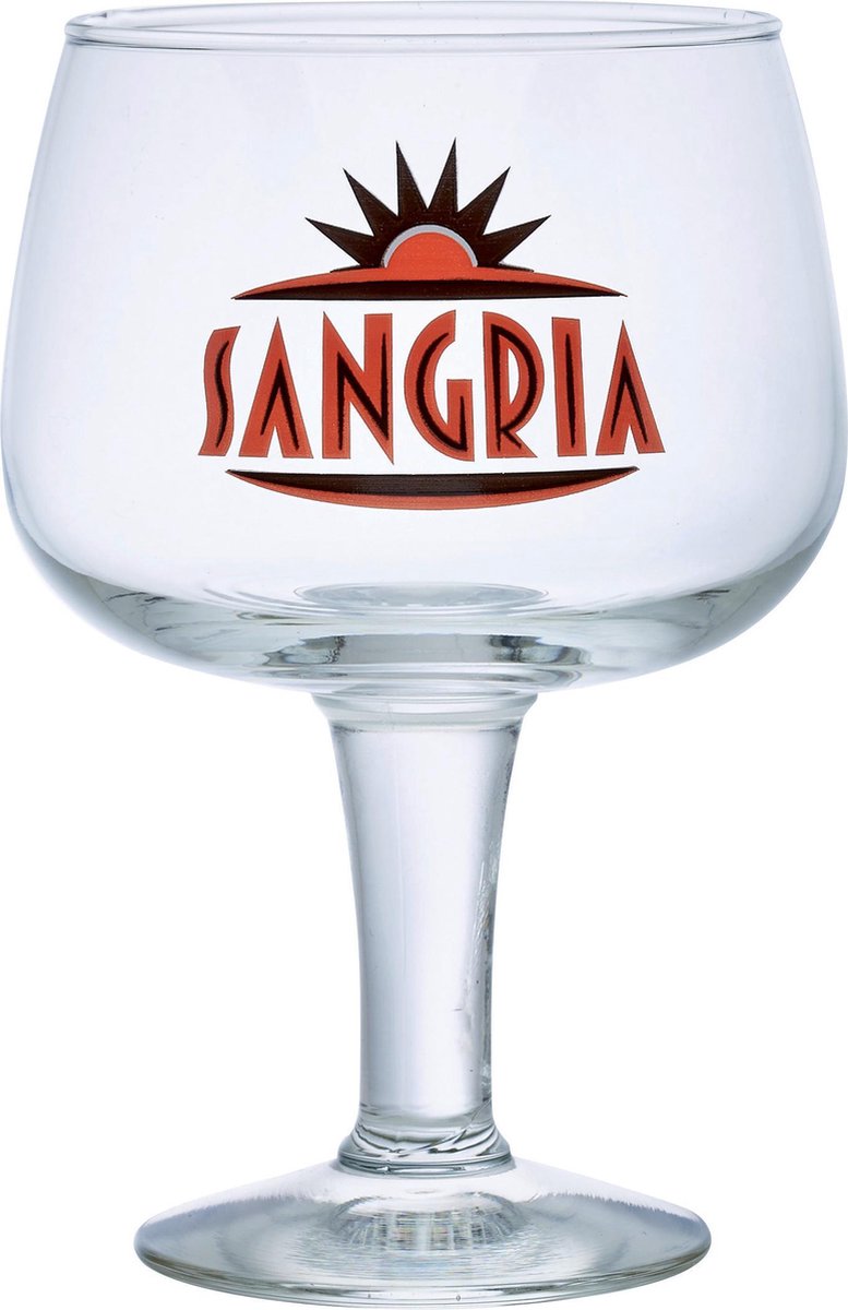 liter vreugde Duidelijk maken Durobor Sangria Glas - 0.43 l - 6 stuks | bol.com