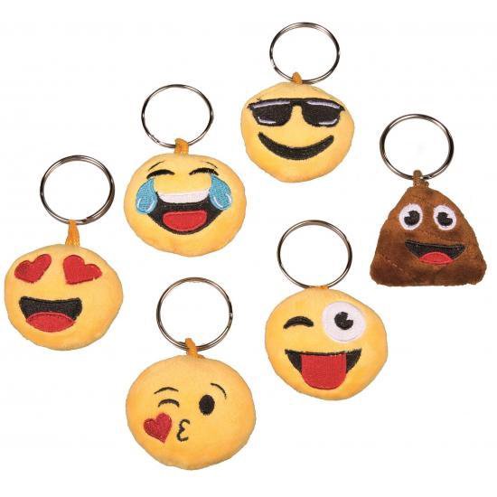 Porte-clés en peluche smiley amoureux | bol.com