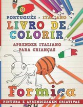 Livro de Colorir Portugues - Italiano I Aprender Italiano Para Criancas I Pintura E Aprendizagem Criativas