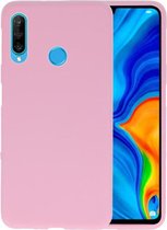 BackCover Hoesje Color Telefoonhoesje voor Huawei P30 Lite - Roze