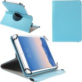 360 Rotating Book Case Universele Tablethoes - Geschikt voor Medion 10,1 LifeTab - Lichtblauw