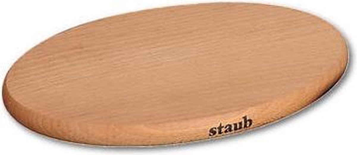 Staub magnetische onderzetter - Ovaal - Hout - 29 x 20 cm