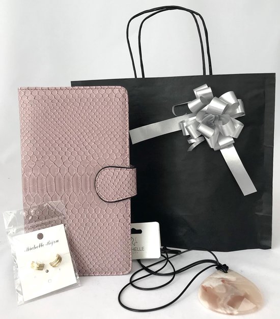 Storen metaal Versnipperd Luxe cadeau set vrouwen - cadeau voor vrouw - geschenkset vrouwen sieraden  - roze... | bol.com