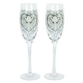 Set van 2 champagne glazen - Unicorns - Anne Stokes